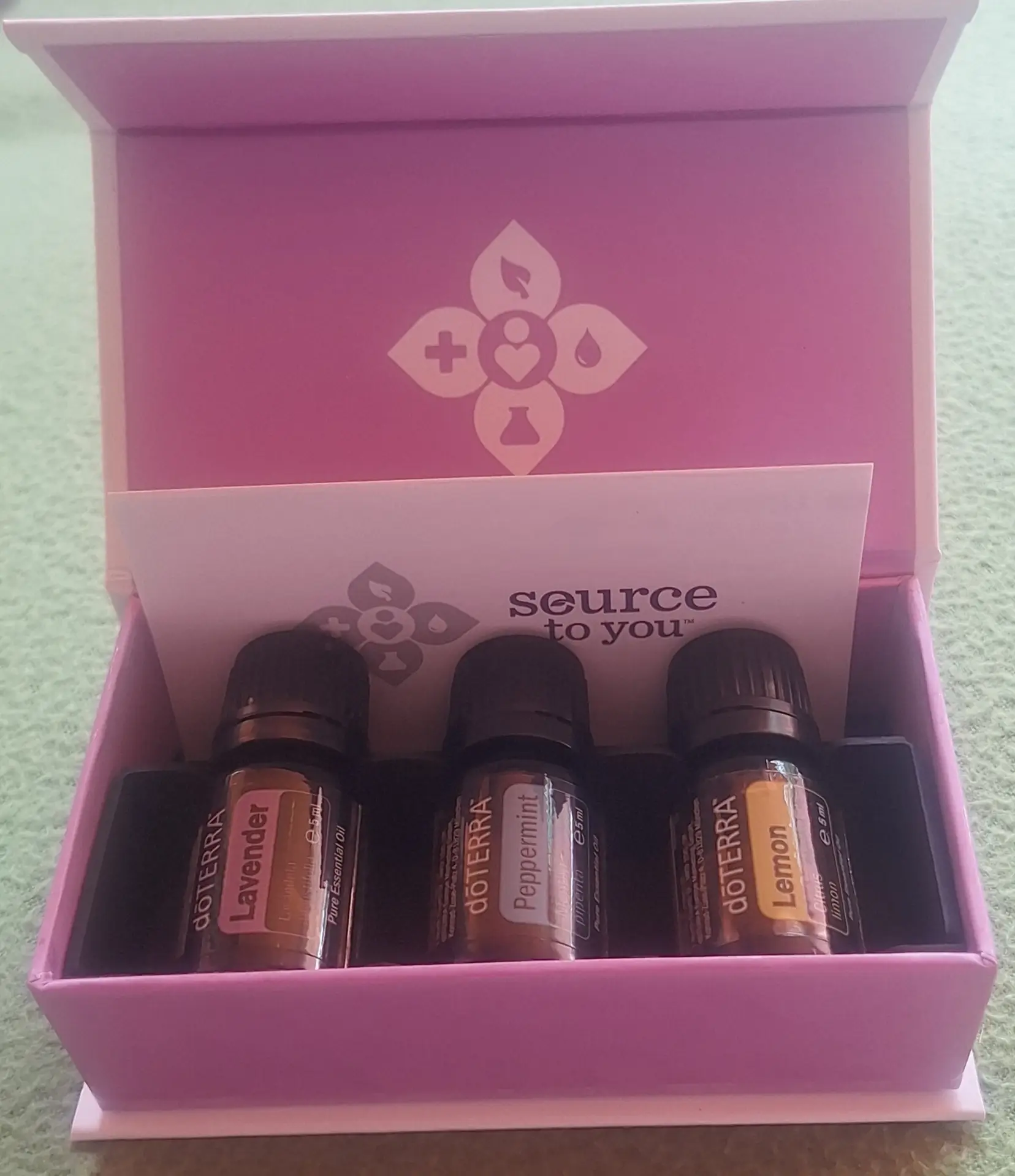 Skin Care Oils - Lavender, Pfefferminz und Lemon - je 5 ml